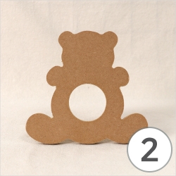 곰돌이판 2개입 18x17cm