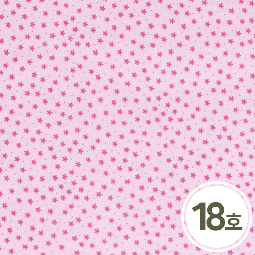 패브릭스티커 18호 별무늬 핑크 21x29cm