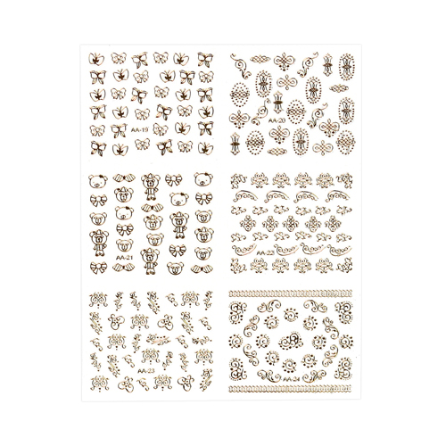 NSL-8 네일아트 스티커 8호 13x16cm