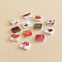 30개입 SB-249 우드장식 미니액자 15mm