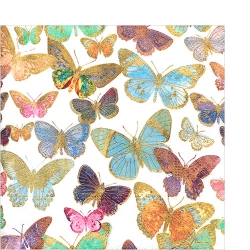 냅킨아트 100687 Golden butterflies 냅킨20매 25x25cm 2549