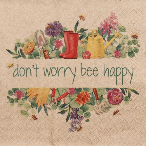 냅킨아트 242207 Bee Happy 냅킨20매 33x33cm