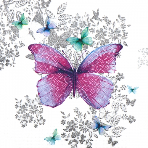 냅킨아트 1333650 Butterfly pattern 냅킨20매 33x33cm