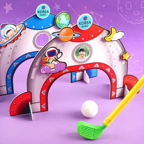 로켓 게이트 볼 놀이 스포츠 장난감 만들기 패키지 4세트