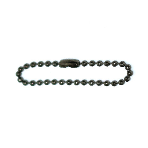 칼라군번줄 1호 메탈11cm 두께2.3mm 10개입