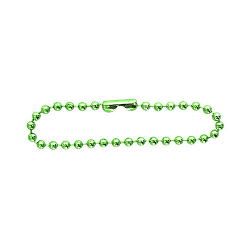칼라군번줄 7호 초록11cm 두께2.3mm 10개입