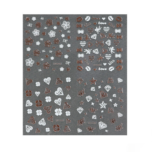 NSL-2 네일아트 스티커 2호 13x23cm