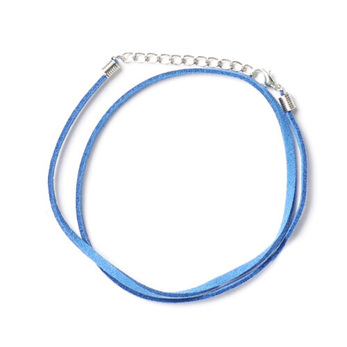 쎄무목걸이줄 6호 파랑 45cm 두께3mm 10개입