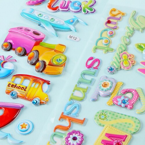 3D 핸드 메이드 스티커 9X22cm