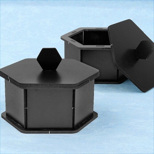 인쇄 우드 DIY 검정 자개 보석함