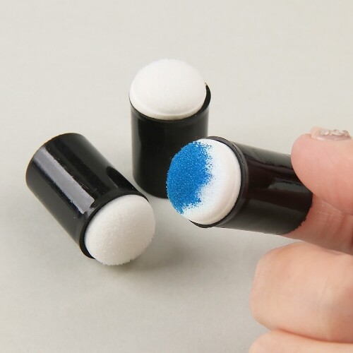 스텐실 손가락 스펀지 도버 3조 세트