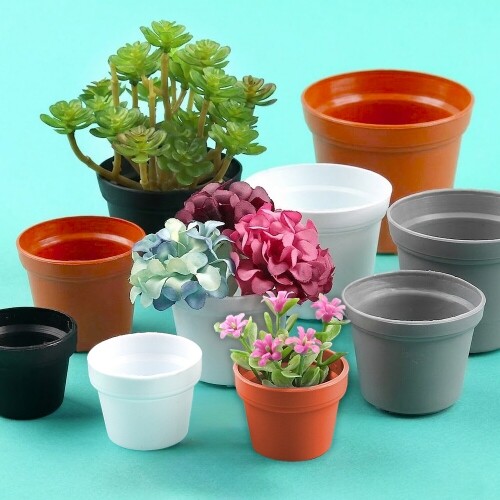 PVC 심플 베이직 화분 10개입