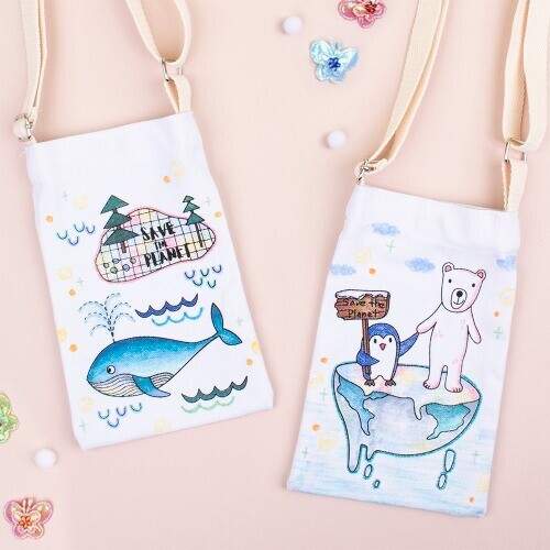 (MS) 지구 환경 핸드폰가방