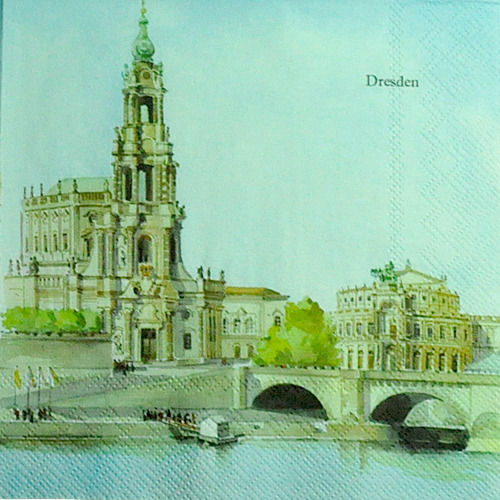 냅킨아트 L452000 Dresden 냅킨20매 33x33cm 0416
