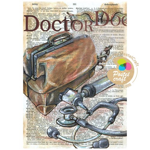 314 수제냅킨 빈티지 Doctor A4