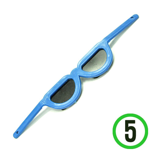 선글라스 안경 파랑 5개입 